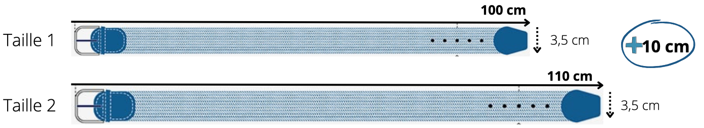 azul Cinto trançado elástico azul marinho para venda a revendedores na Faire1