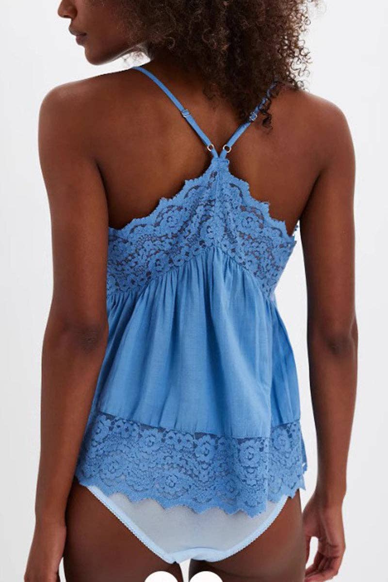 Mccolin - Vendita all'ingrosso Canotta - Donna - Top Canotta con Orlo in Pizzo4