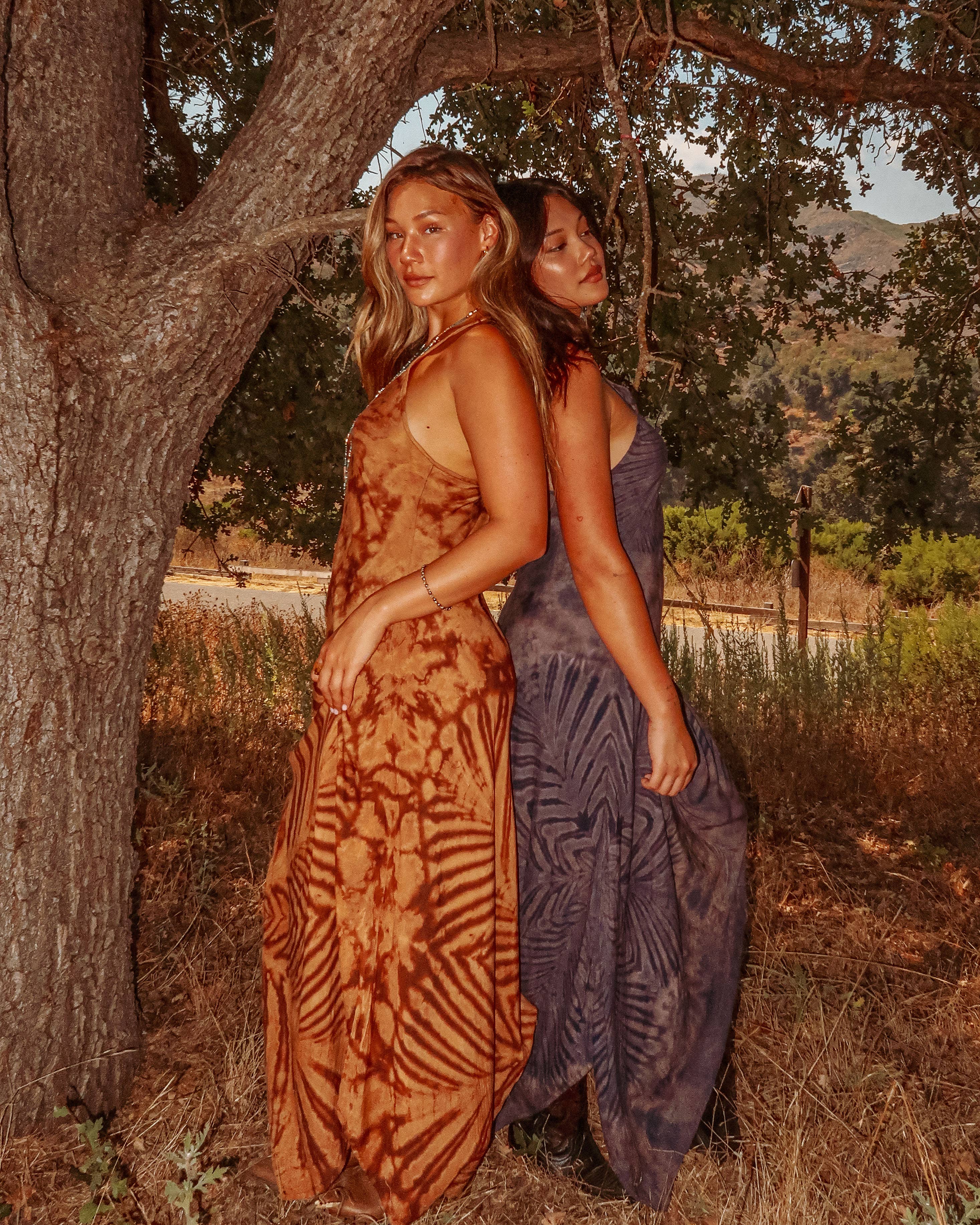 Gardenbelle Shop - Wholesale Dress - Women's - Hippie Boho Maxi Flowy Tie Dye Dress, Bohemian Chic Dress5