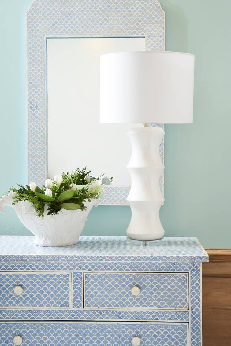 Chelsea House - Wholesale Wall Mirror - Crown Mirror - Blue3