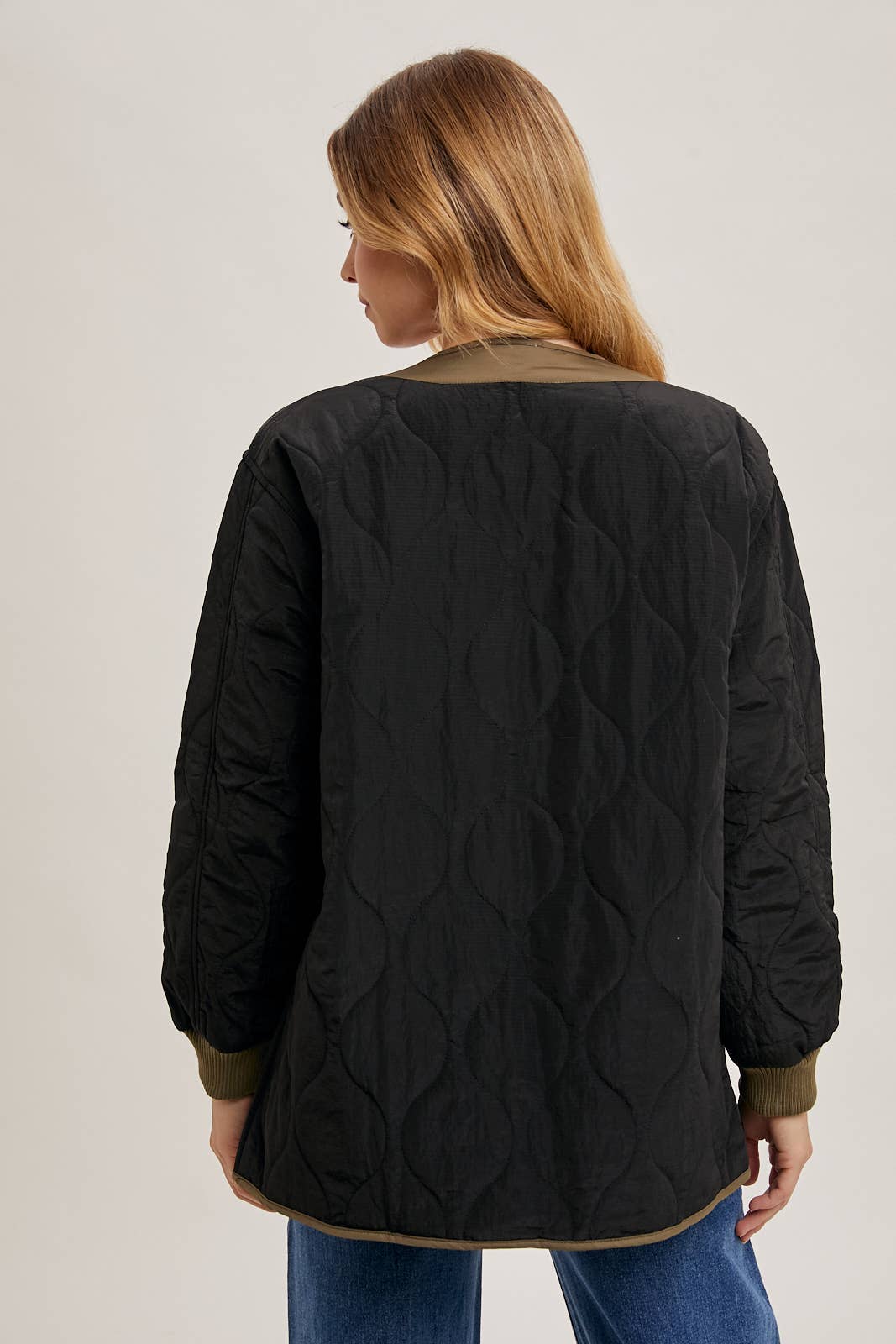 Bluivy - Wholesale Jacket - Women's - BUTTON UP QUILTED JACKET17