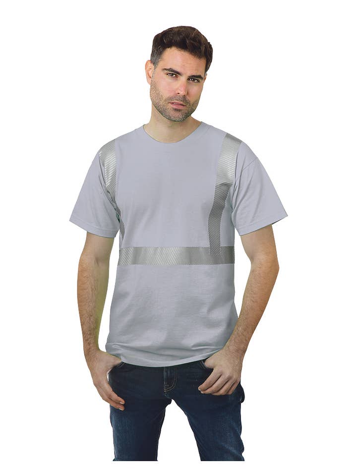 AST Sportswear - Wholesale Safety shirt – Men's - Hi Vis Tee 100 % Co Segmented26