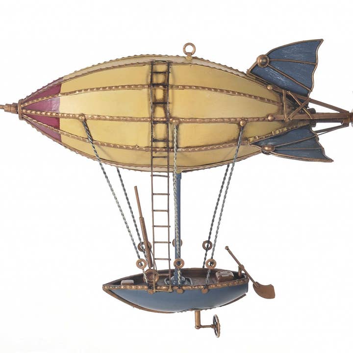 HomeRoots - Wholesale Decorative Tabletop Object - Steampunk Airship Metal Model2