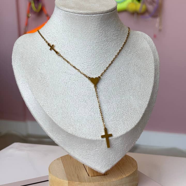 Rosario hjärthalsband för wholesale av E ACCESORIES JEWERLY