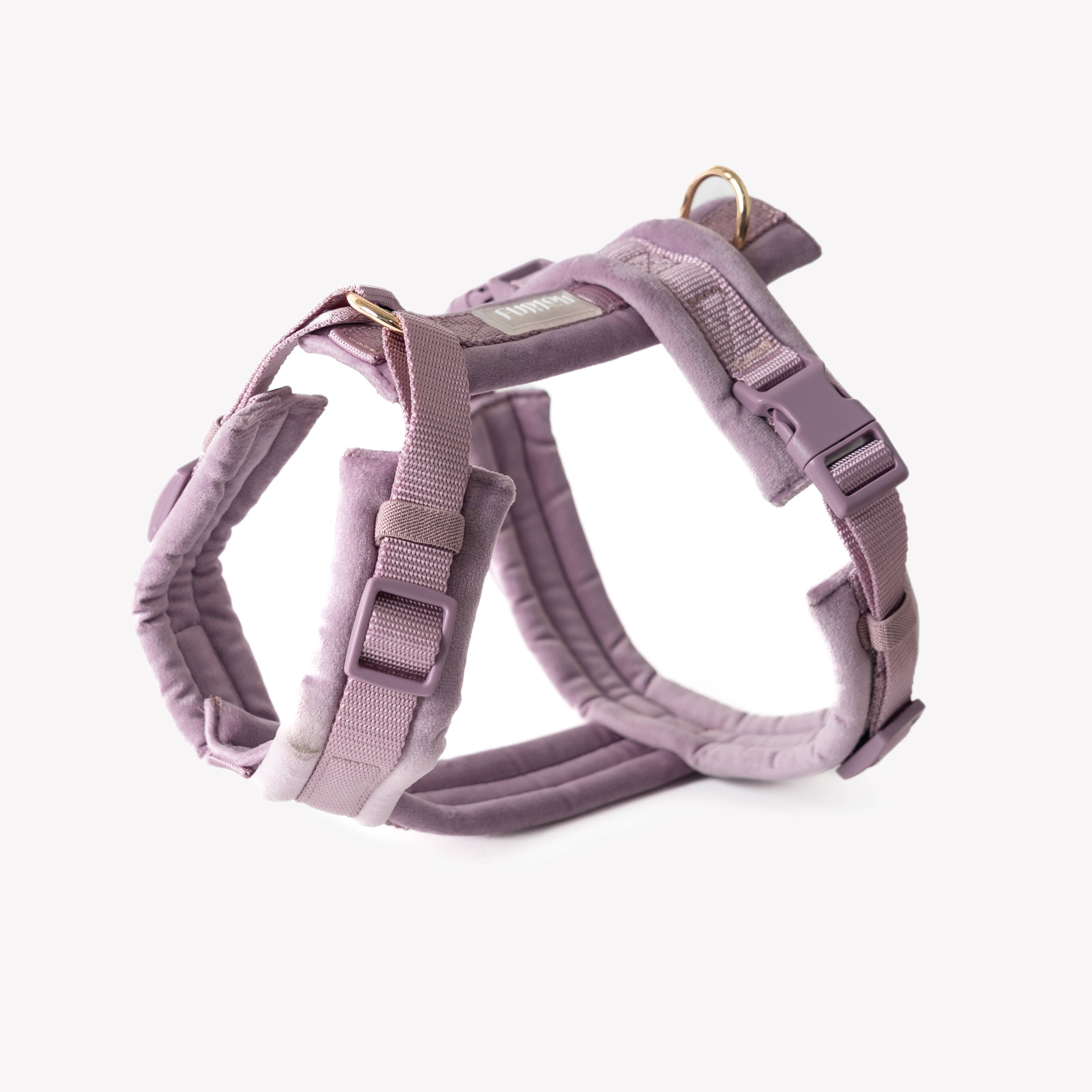 Furlou - Wholesale Pet Harness - Dog - 'Lilac - Velvet Dog Harness'