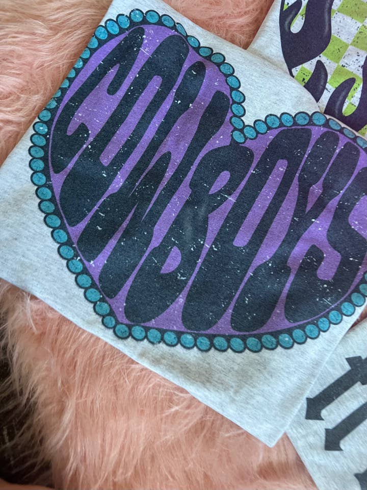 CORAZÓN DE VAQUERO MORADO para venta al por mayor de Sugar & Velvet Collective Wholesale