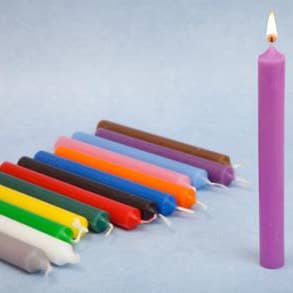 Magic Moon - Wholesale Tapered Candle/Candlestick - Yellow Esoteric Candle 20cm1