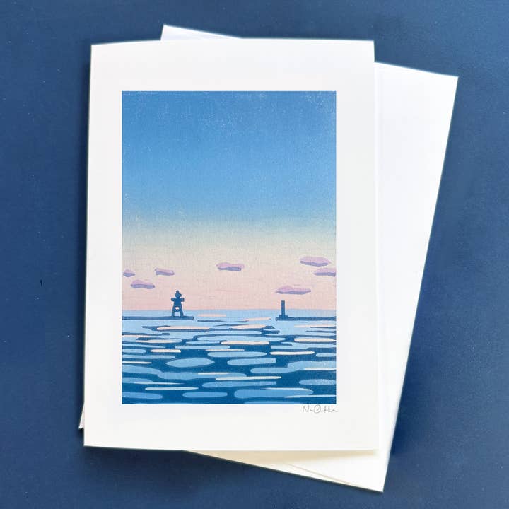 Nan Onkka Prints - Wholesale Everyday Greeting Card - The Harbor Greeting Card2