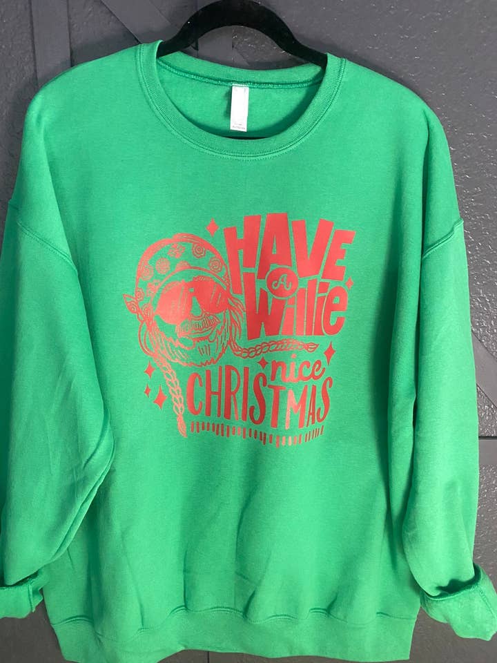 Sudadera navideña Willie Nice para venta al por mayor de Will + Vivi