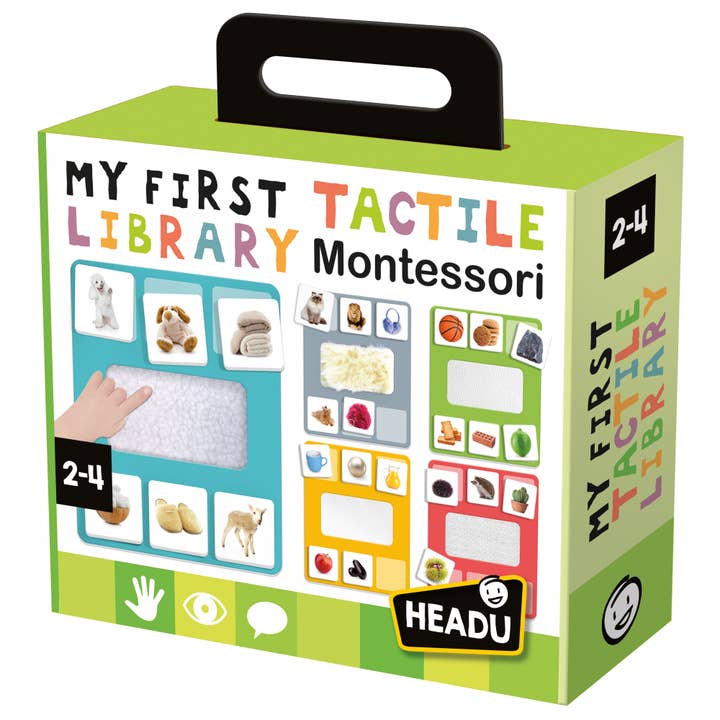 Headu - Wholesale Brain Game - Kids - My First Tactile Library Montessori - Toddler Learning Toy