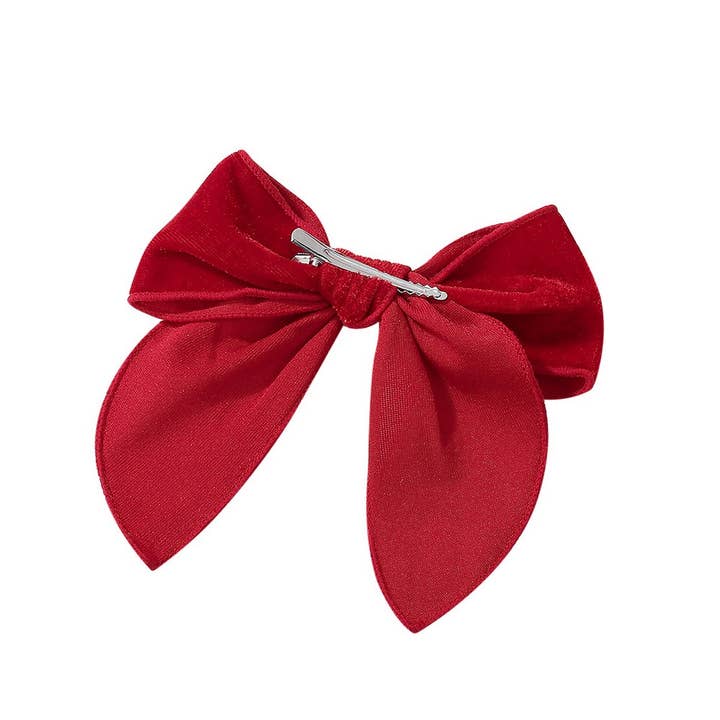 ACCITY - Wholesale Hair Clip - Kids - Vintage Christmas Bow Tail Hair Clip for Girls_CWAHA66795