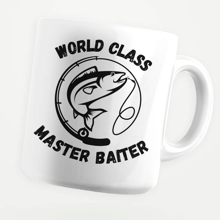 Sticker Bull - Vendita all'ingrosso Tazza - Tazza da caffè World Class Master Baiter Fish 11oz
