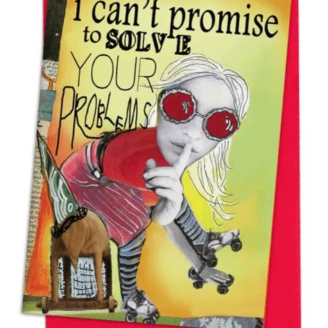Erin Smith Art – wholesale Everyday greeting card – G148 Solve Problems Greeting Card