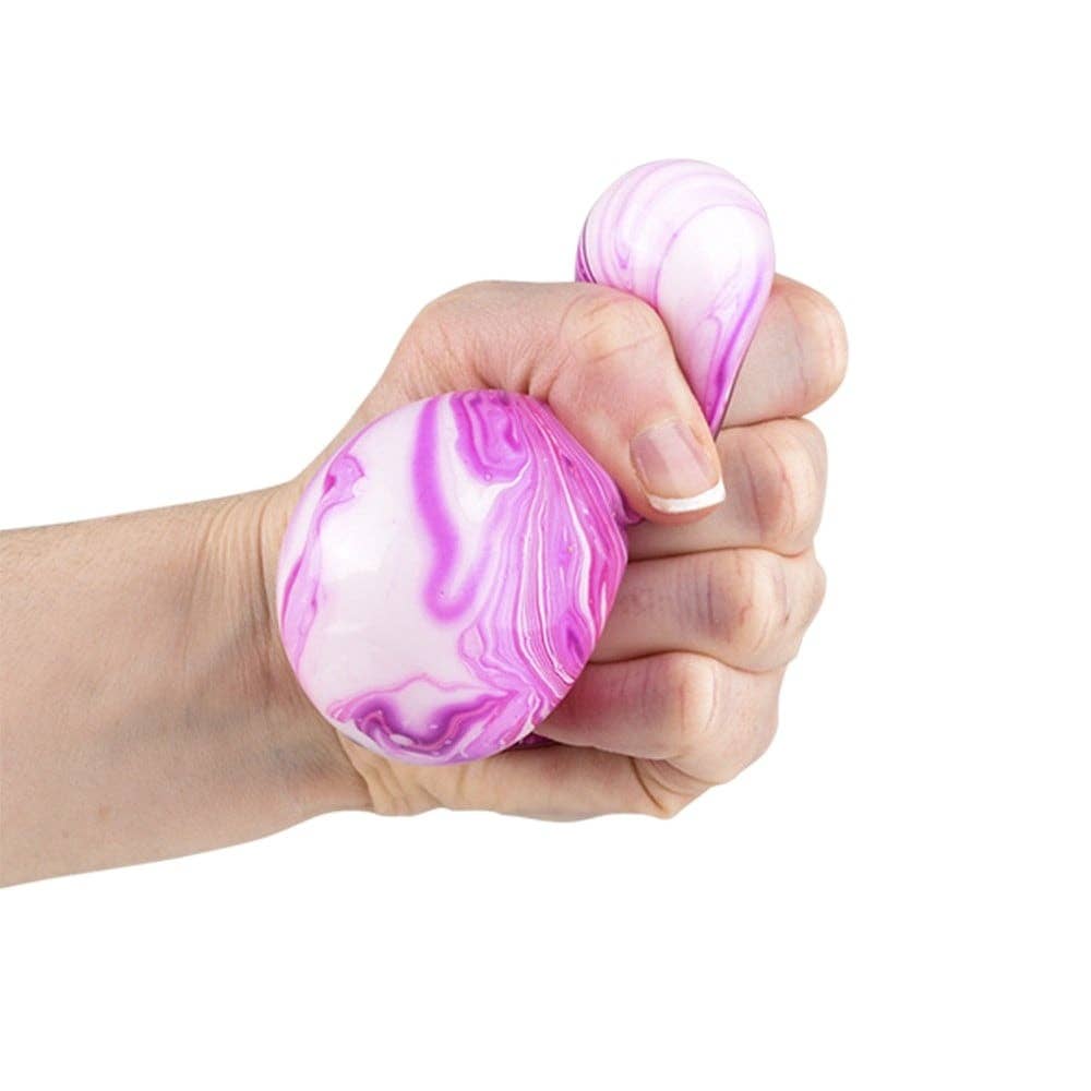 La Luna Bella - Toys – Großhandel Squishy-Spielzeug – Kind & Baby – 2,33" Knautsch- und Dehnbare Marmorierte Gummi-Kugel von La Luna Bella9