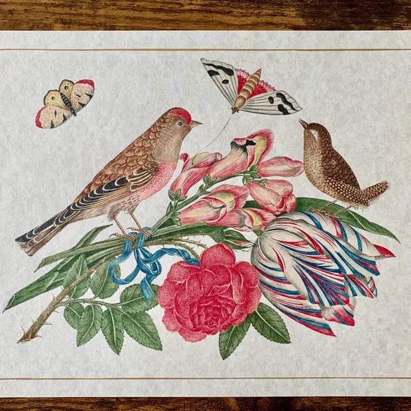 Magnifique Hearts - Wholesale Art Print - Ornithological Beautiful Botanical Bird Prints