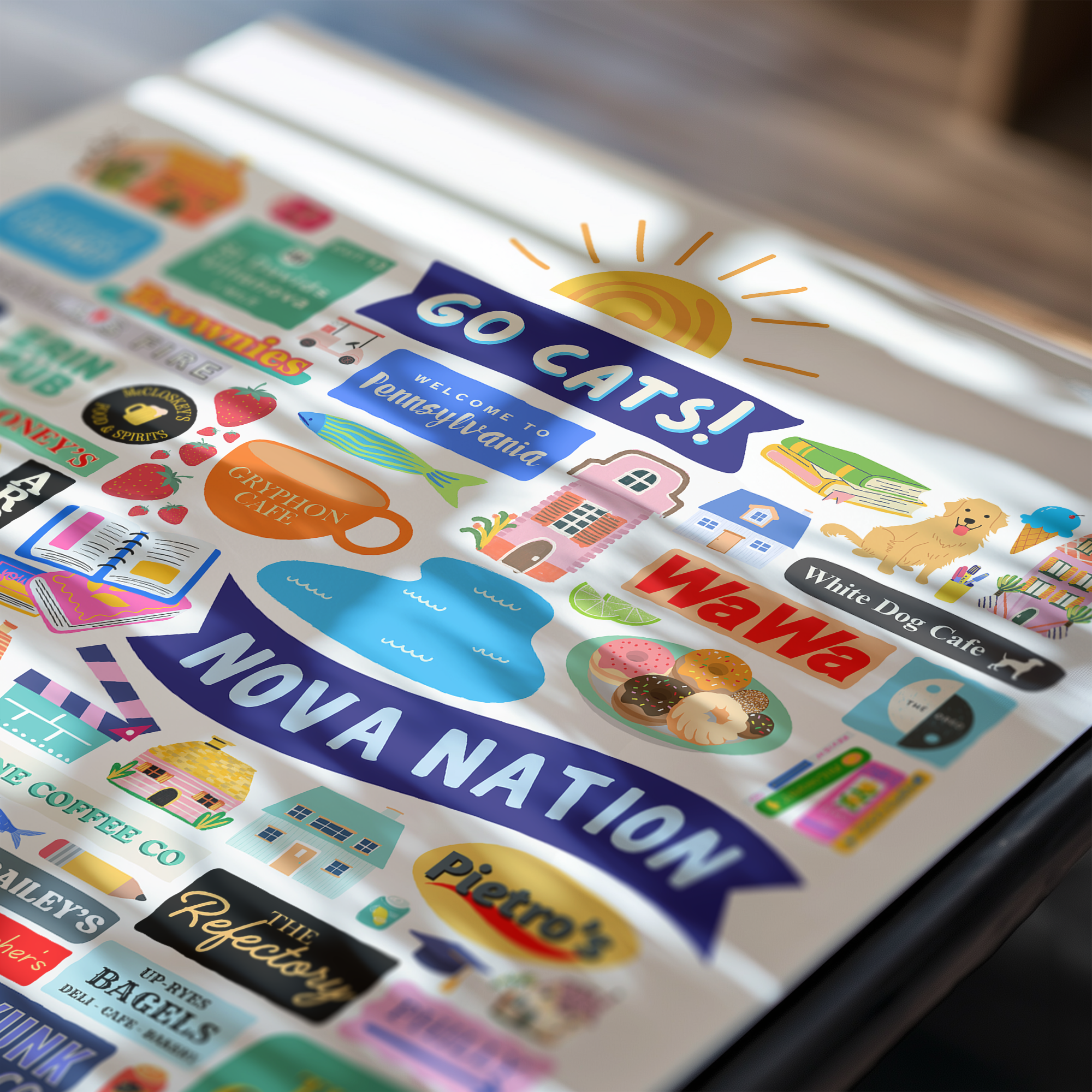 SochCo Designs - Wholesale Art Print - Villanova, PA1