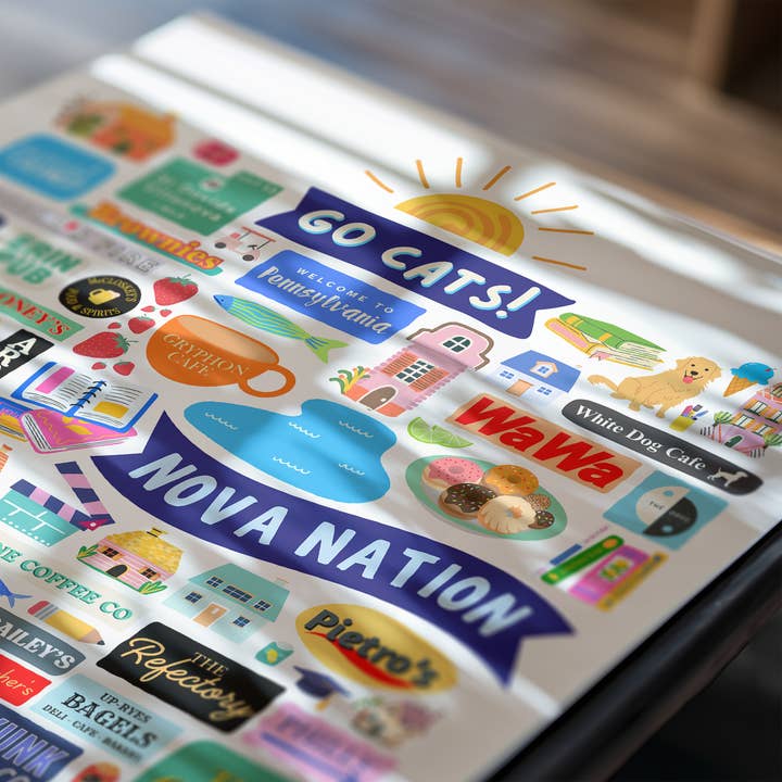 SochCo Designs - Wholesale Art Print - Villanova, PA1