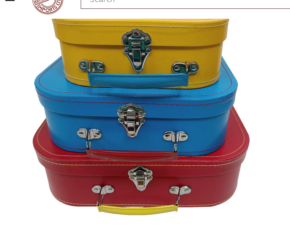 WALD IMPORTS - Wholesale Luggage - Suitcase Set of 3 Textured Paperboard6