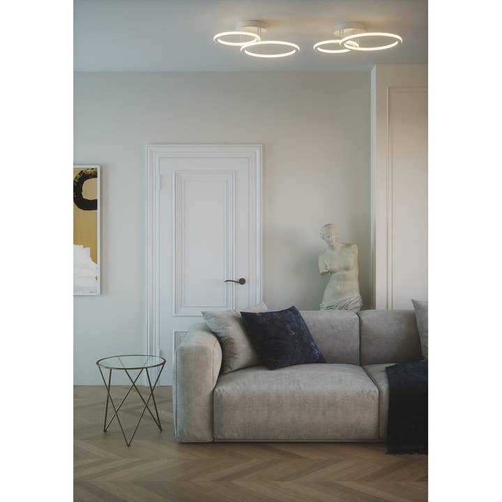 Gruppo F.T - Wholesale Chandelier/Hanging Light - Bryant Led ceiling lamp in aluminum with diamond diffuser3