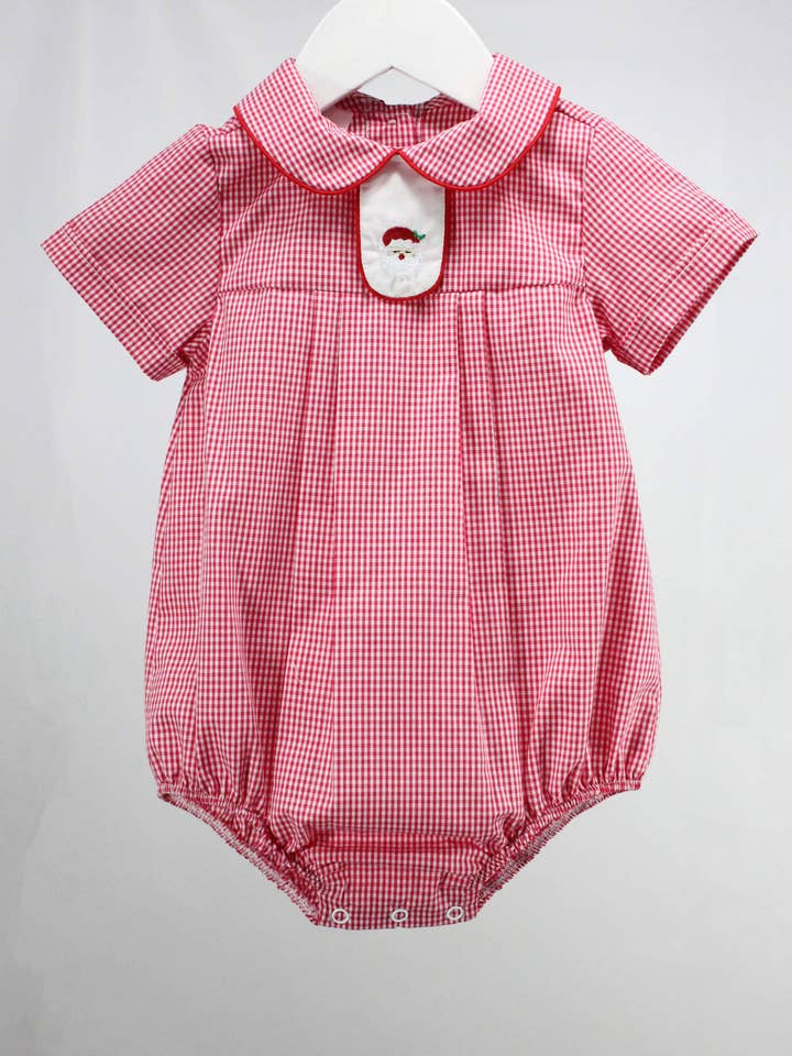 Baby Blessings Clothing - Wholesale Bodysuit (Non-Footed) - Baby - Happy Santa Levi Bubble0