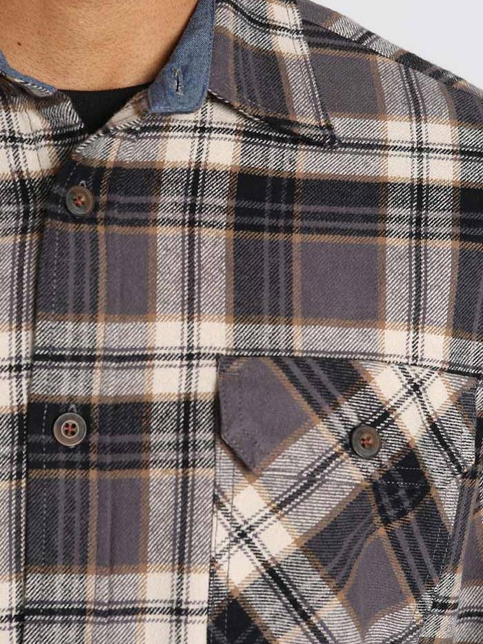 JACHS NY - Wholesale Button Down Shirt - Men's - Brawny Flannel & Thermal 2-Pack
