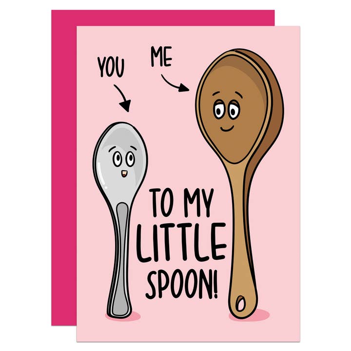 Carte A6 Amour Petite Cuillère pour la vente par TeePee Creations