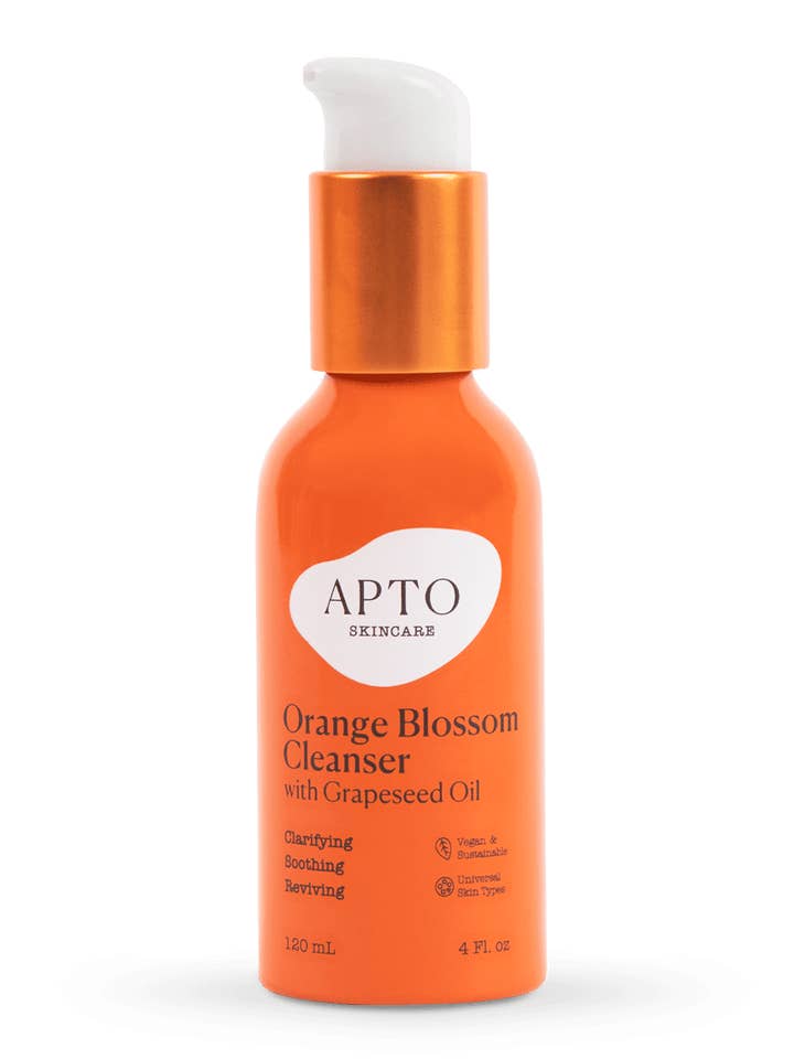 Skummende gelrens med appelsinblomst og vindruekerneolie for engroshandel hos Apto Skincare