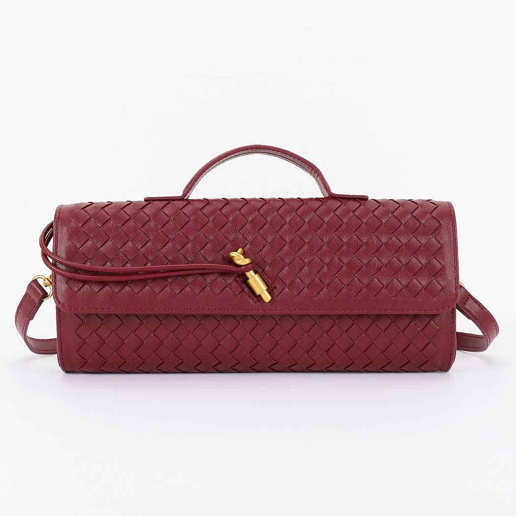 3AM BY H&D ACCESSORIES - Wholesale Top Handle Bag - Women's -  Woven Leather Handbag7