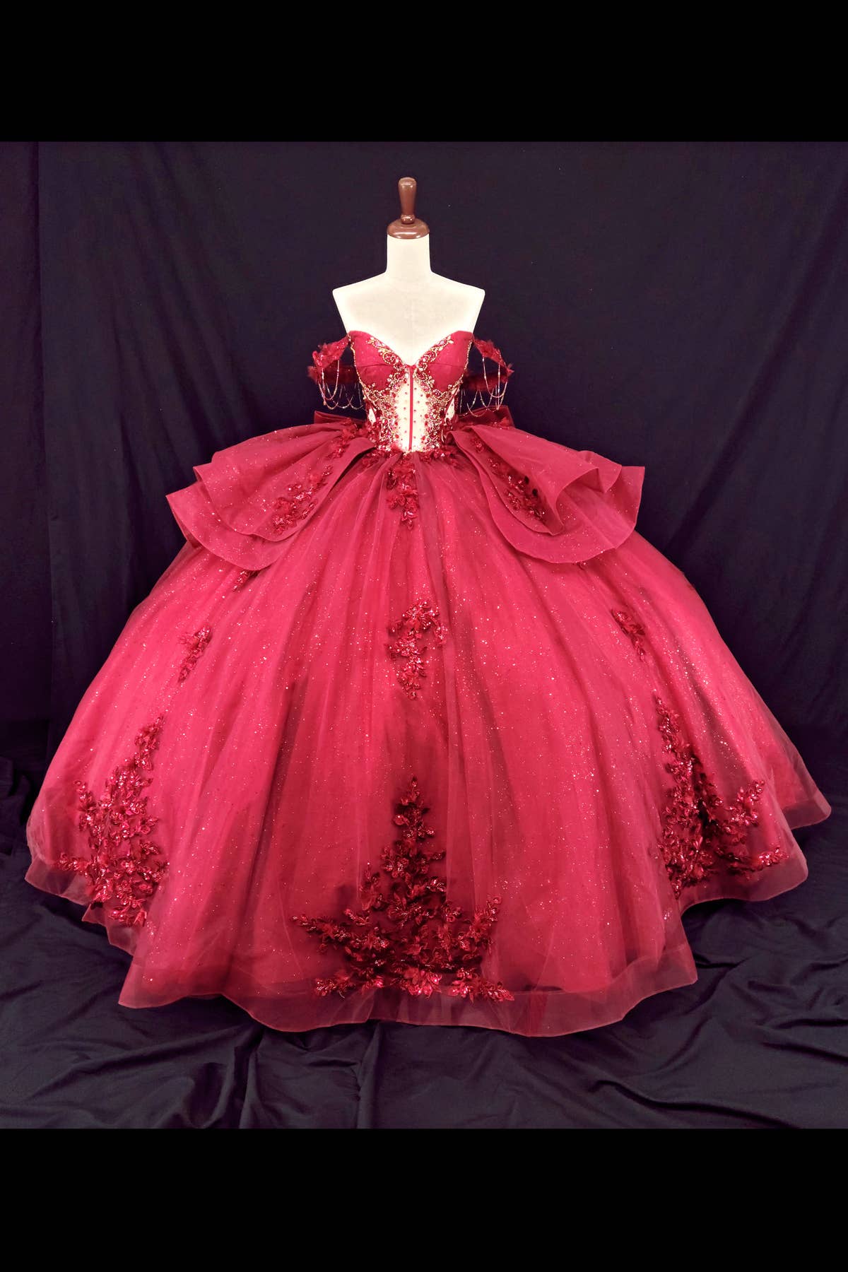 Chicas - Wholesale Formele jurk - Dames - Schouderloze quinceañera-jurk met korset CHF31321