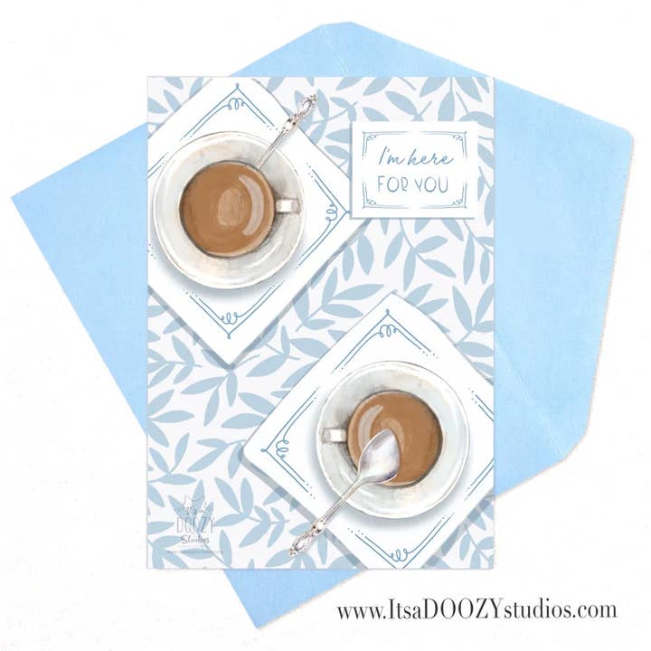 I’m Here for You-Thinking of You Card With Matching Envelope for wholesale by It’s a Doozy Studios