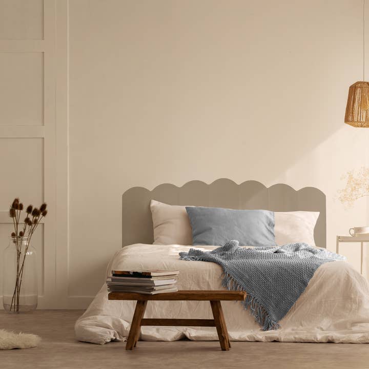 Really Nice Things - Wholesale Headboard - Upholstered headboard in gray velvet 160x74cm4