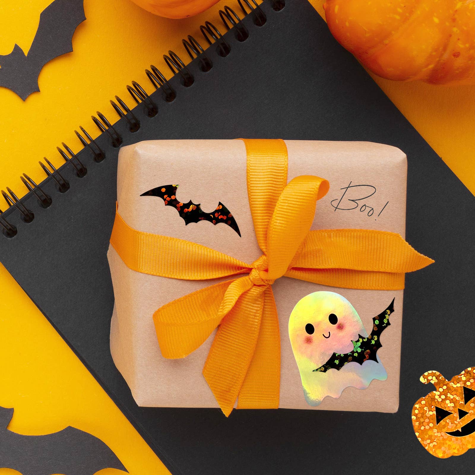 Wrapables.com - Wholesale Sticker - Wrapables Holographic Halloween Sticker Roll 500pcs11