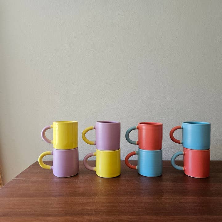 Bad Dogs Studio - Wholesale Coffee Mug - Classic Mug (Two-Toned) • Handmade Colorful Ceramic4