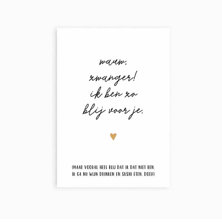 Ansichtkaart Bedankt! (Kopiëren) voor wholesale door Studio Hoeked