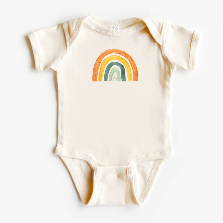 Rainbow Onesie® — Personalisierter Regenbogen-Baby-Onesie® für den Großhandel von WLDFLWR Studio