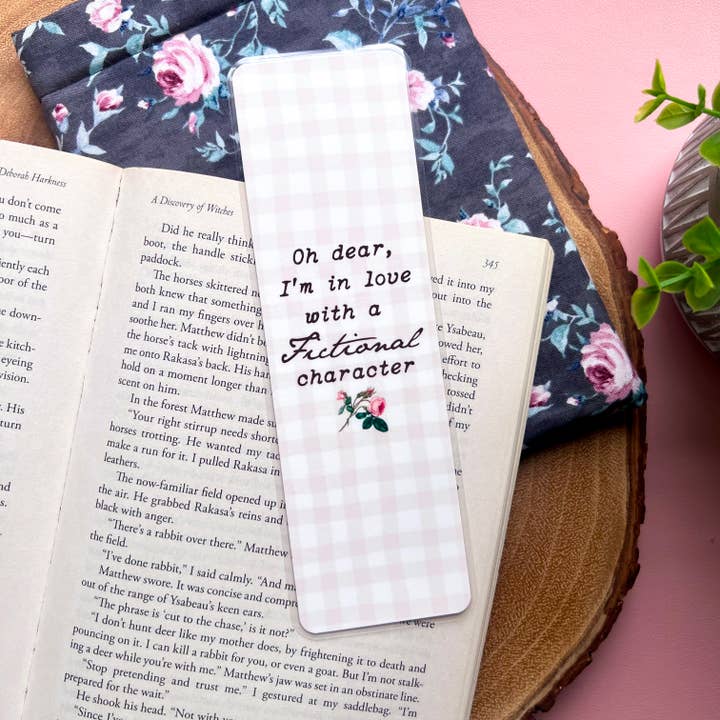 Falling for Fiction Bookmark for wholesale by Cozy Reads Shop