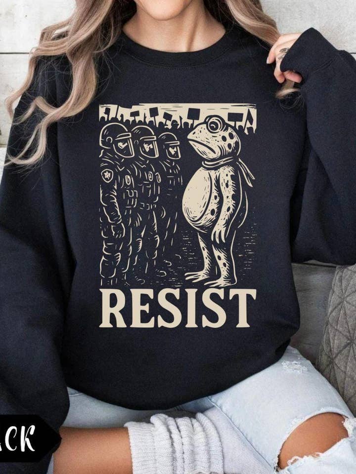 Glaime - Wholesale T-Shirt (Graphic) - Women's - Portland Frog Comfort Colors T-shirt, Anti ICE Sweatshirt3