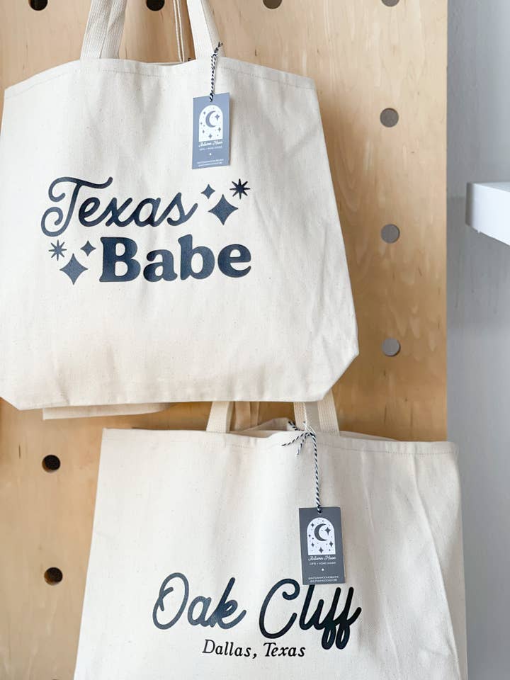 Bolsa de lona grande Texas Babe por atacado de Autumn Moon