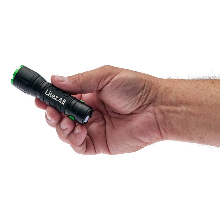LitezAll - Wholesale Flashlight - LitezAll® Rechargeable EDC Tactical Grade Flashlight 3 Pack1