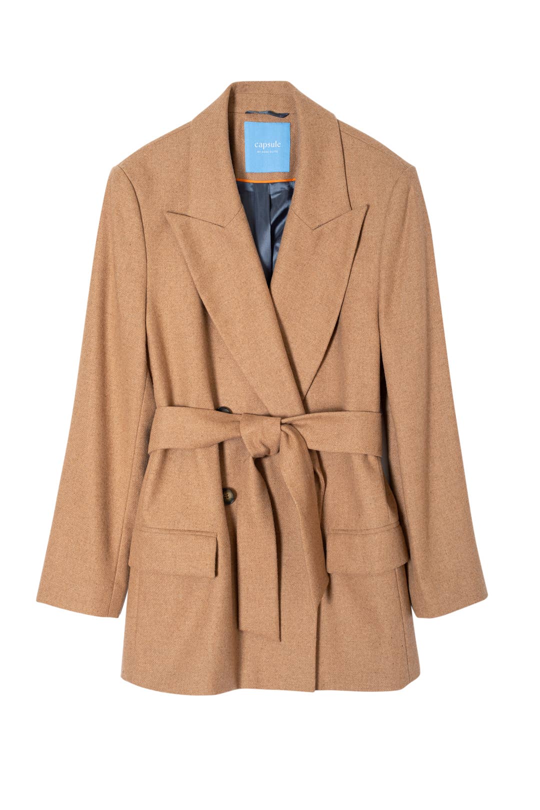 CAPSULE by Agnė Gilytė - Wholesale Blazer - Women's - Blazer 'MILAN' | premium wool mix in caramel1