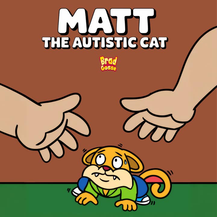 Matt the Autistic Cat (Signed Copy) for wholesale by Brad Gosse