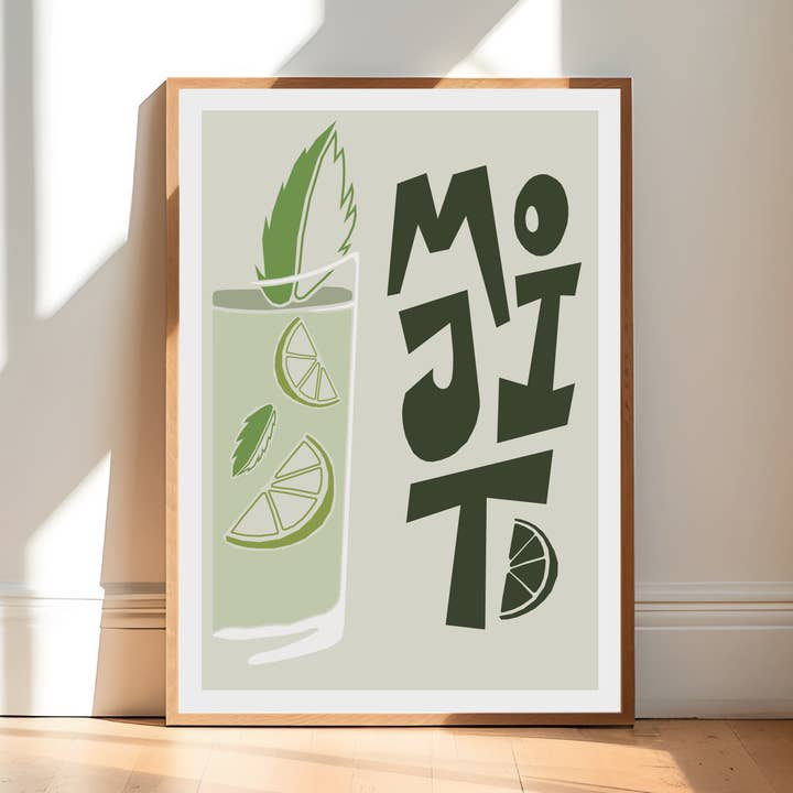 Mojito Print for wholesale by Blank Wall Alt