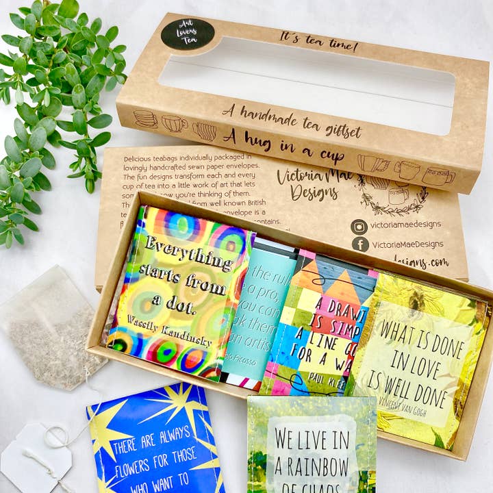 Victoria Mae Designs - Wholesale Tea bags - Art Lovers Tea Gift1