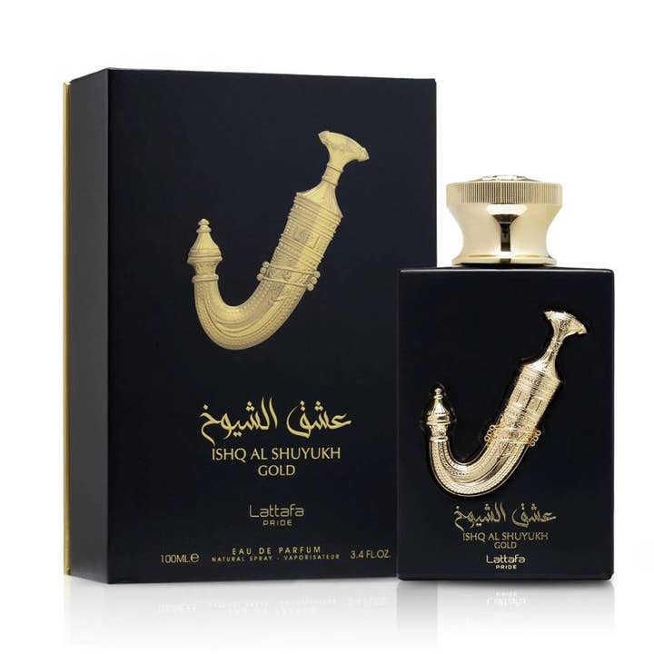 Lattafa Ishq Al Shuyukh Gold 3.3 oz EDP Unisex – Caramel for wholesale by Daspar