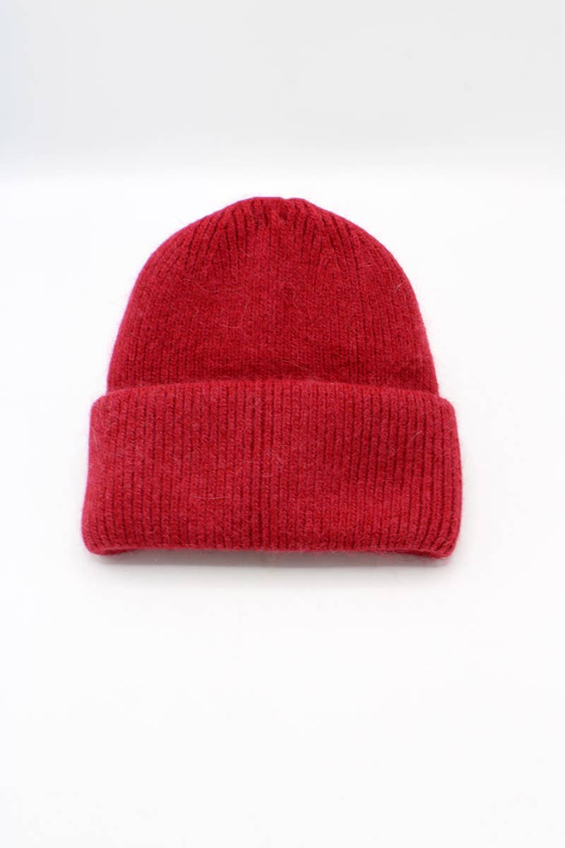 Hologramme Paris - Wholesale Beanie - Men's - Classic plain Angora hat32