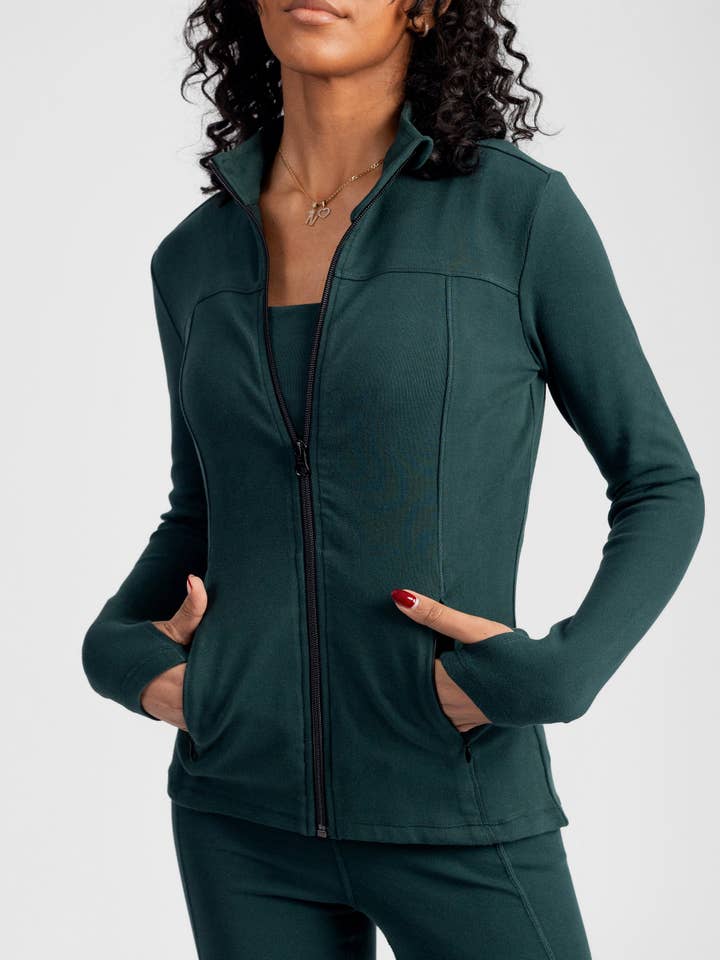 PlantTec™ Organic Contour Jacket | Monstera for wholesale by Happy Earth