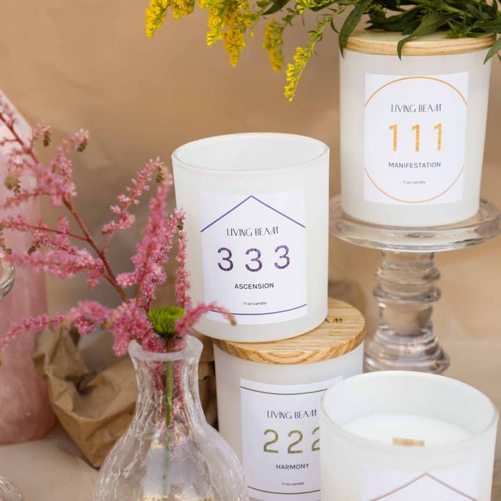 Living Beam - Wholesale Jar/filled candle - 444 - Consciousness Candle1