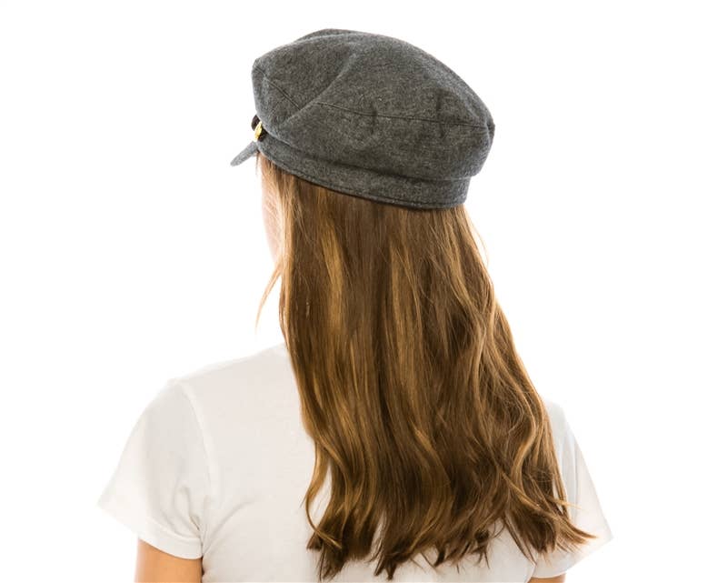 DNMC - Vente Casquette gavroche – femme - Casquette de pêcheur en denim automne-hiver pour femme7