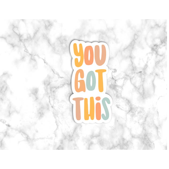 Aufkleber „Du hast das“ | Zitat Sticker für den Großhandel von GatikaChicShop