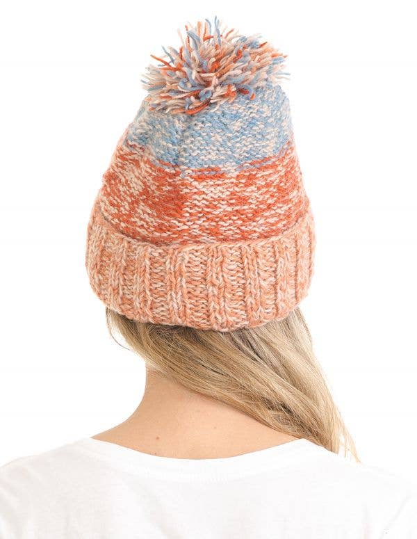 The Collection Royal / Royal Handicrafts - Wholesale Beanie - Women's - Melange Woolen Beanie Hat2